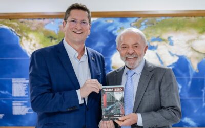 Lula recebe Jilmar Tatto para conversar sobre proposta de Tarifa Zero