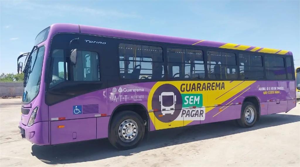 Guararema aprimora transporte público em 2025 com Tarifa Zero, frota dobrada e novos abrigos